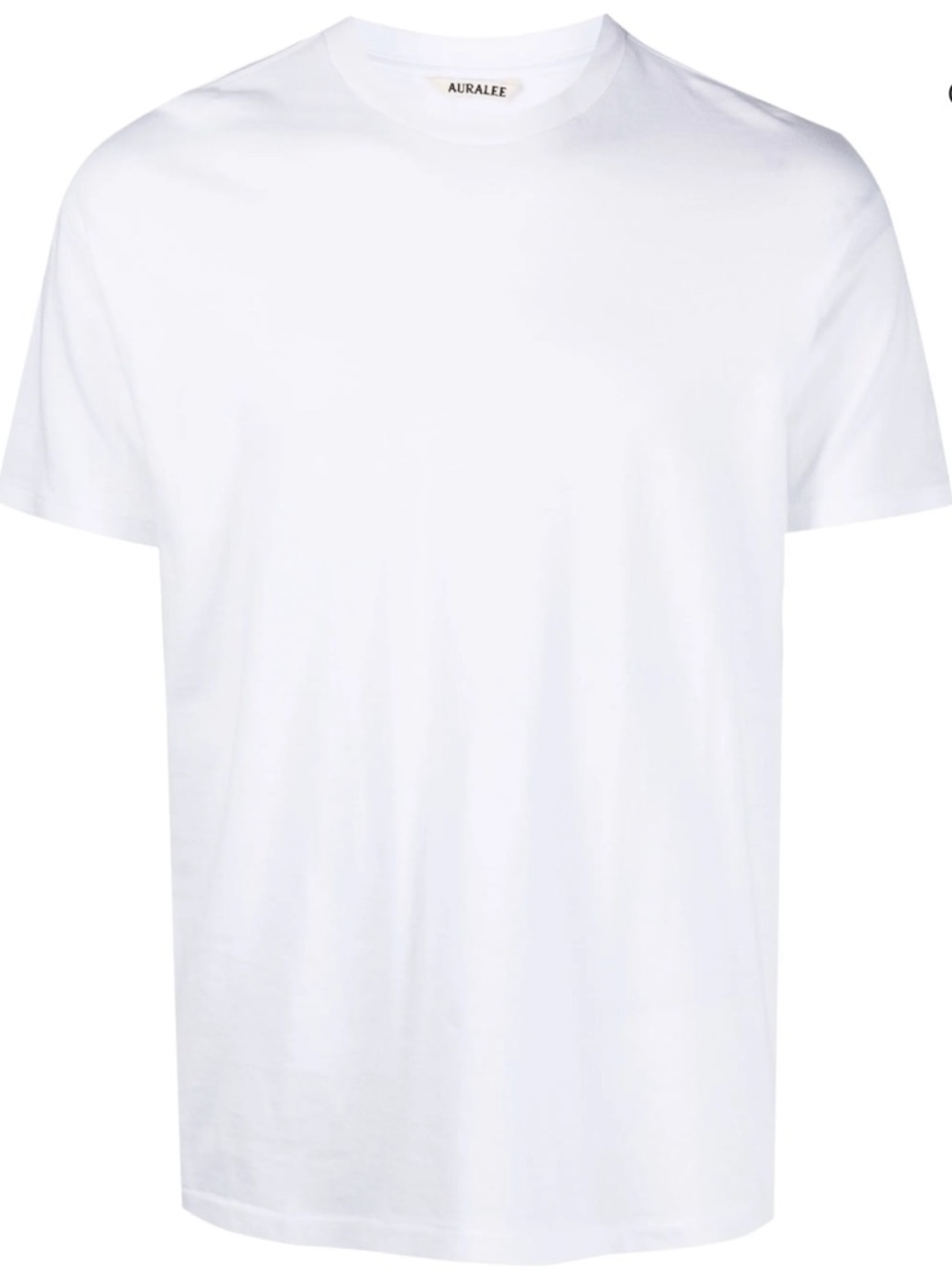 Auralee Men’s White Short-Sleeve Crew T-Shirt